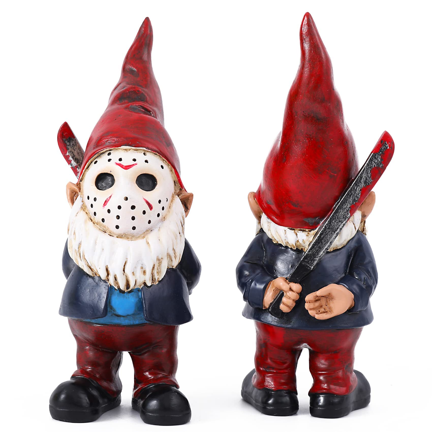 nezababycos Wednesday Figure Toys Garden Gnomes Statue Figurines for  Outdoor Lawn Home Halloween Décor (A)